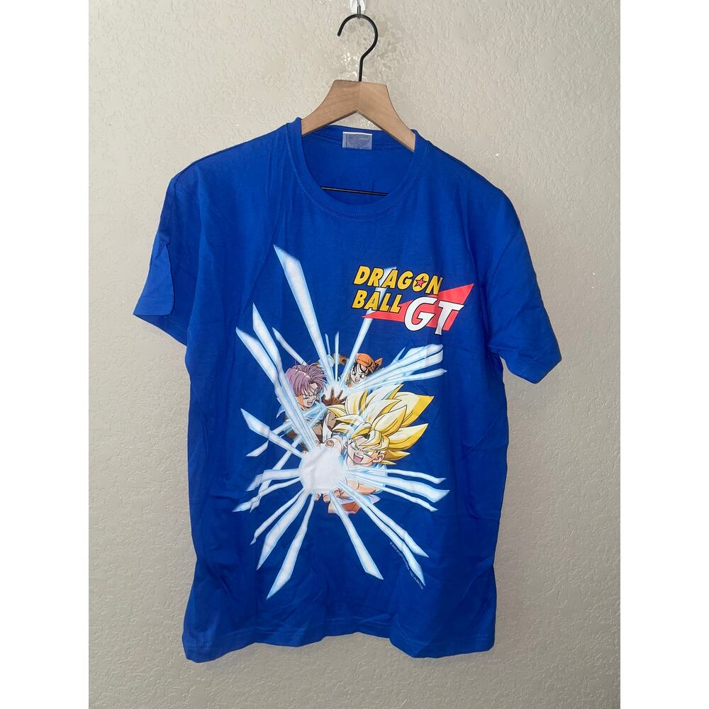 DBZ Dragonball Z Bird Studio Toei Animation Blue Graphic Anime Shirt M Medium